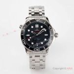 (VS Factory) Omega Seamaster Diver 300M Black Ceramic Steel 42mm Men Watch